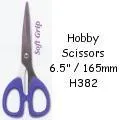 Hemline Soft Grip Scissors Embroidery 4.75 inches