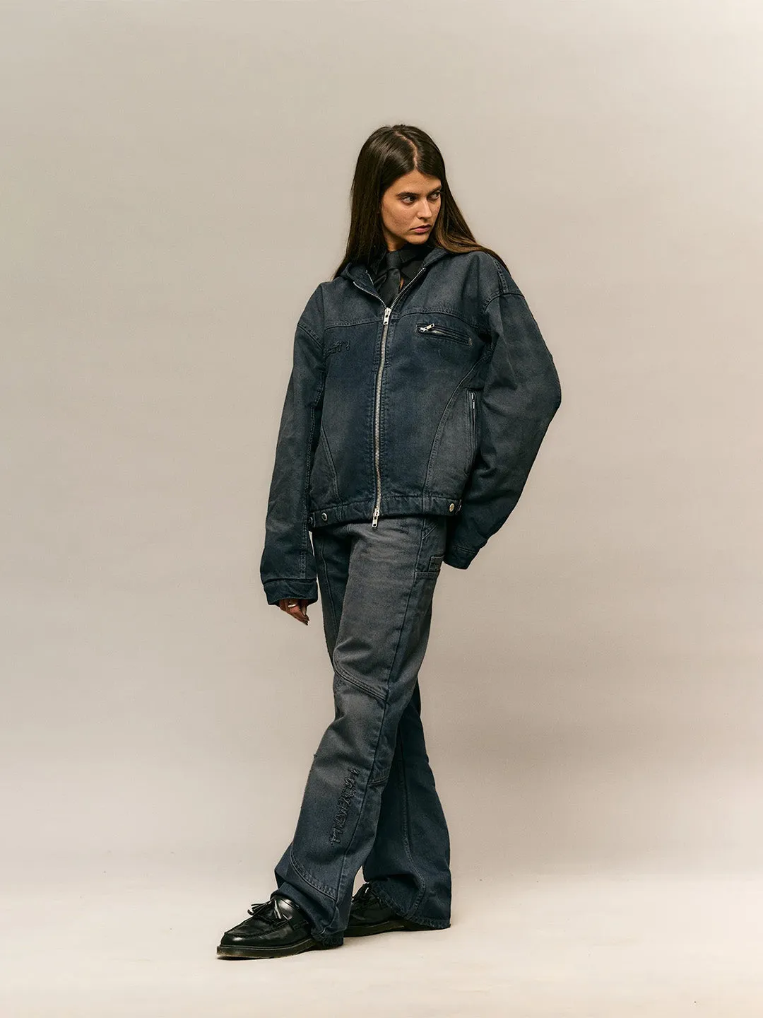 Horati Washed Jeans | Dark Blue