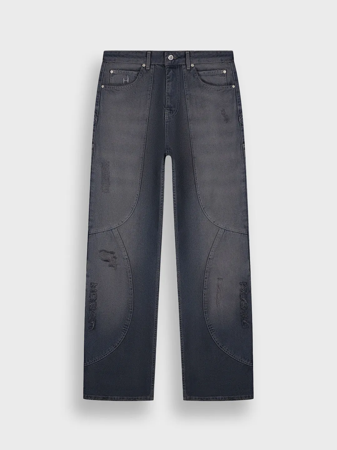 Horati Washed Jeans | Dark Blue