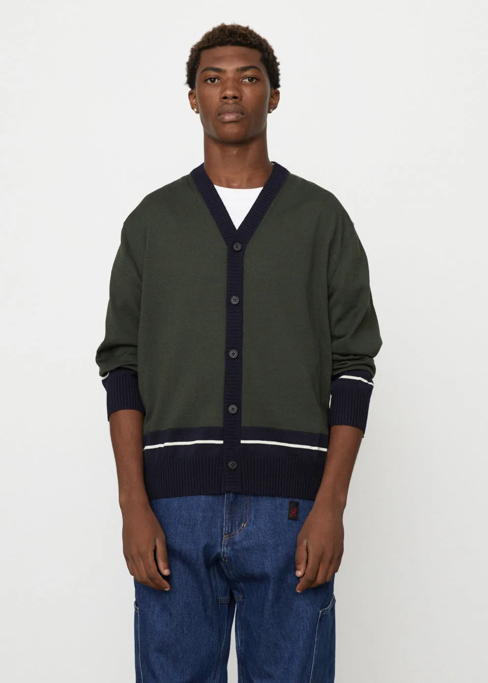 Horizontal Stripe Cardigan