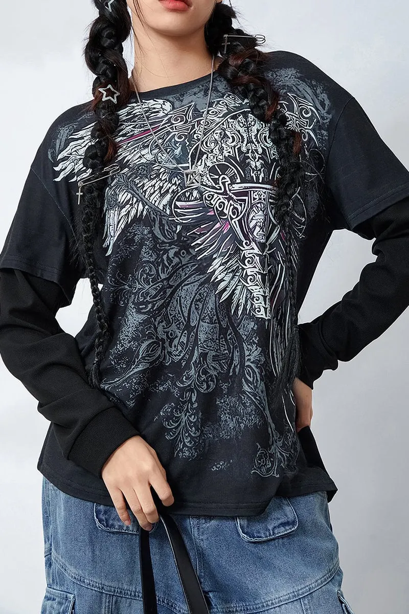 HTR1259 Rebel Spirit Graphic Tee