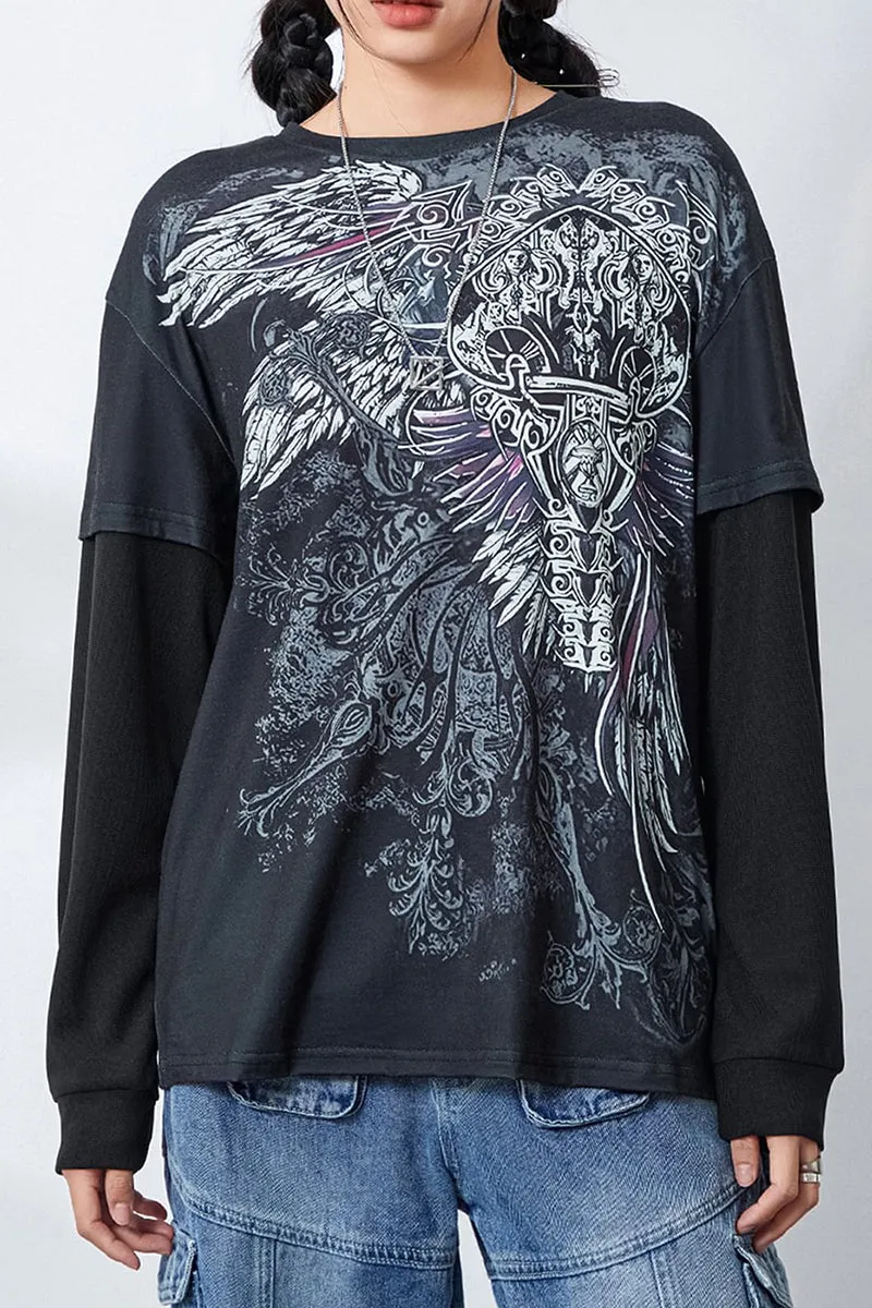 HTR1259 Rebel Spirit Graphic Tee