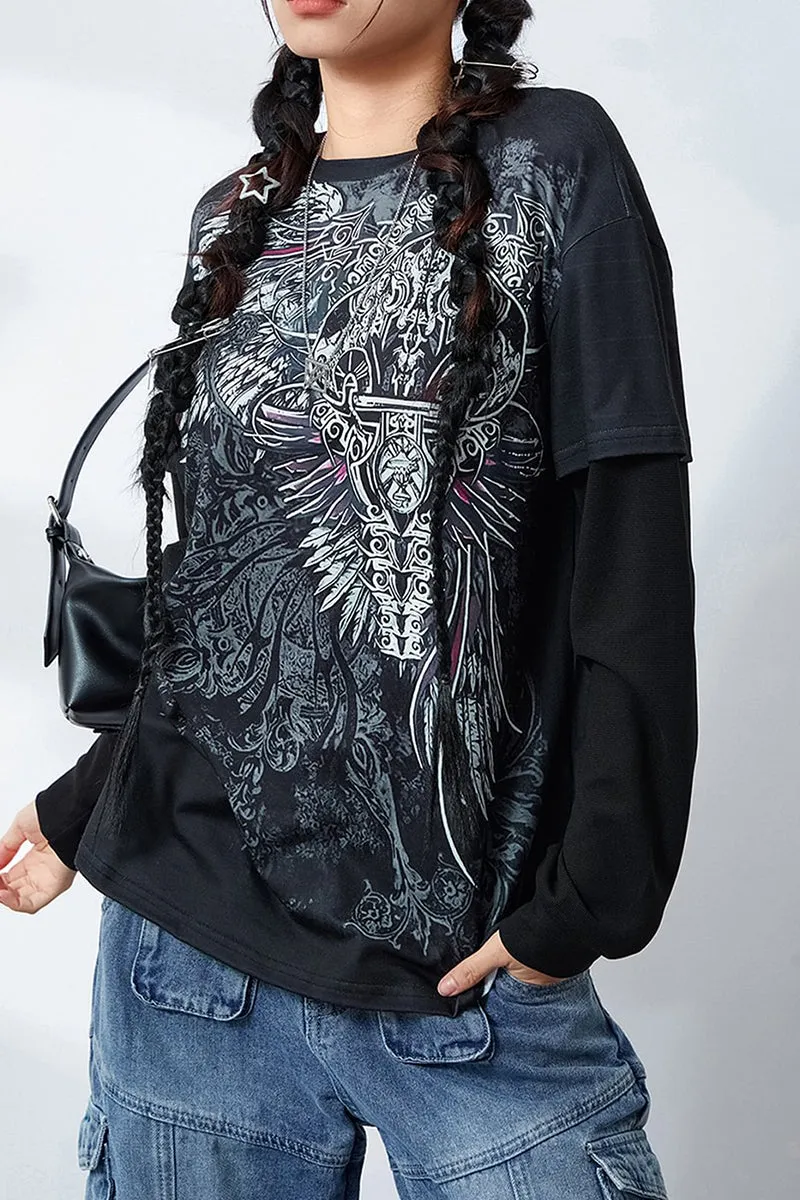 HTR1259 Rebel Spirit Graphic Tee