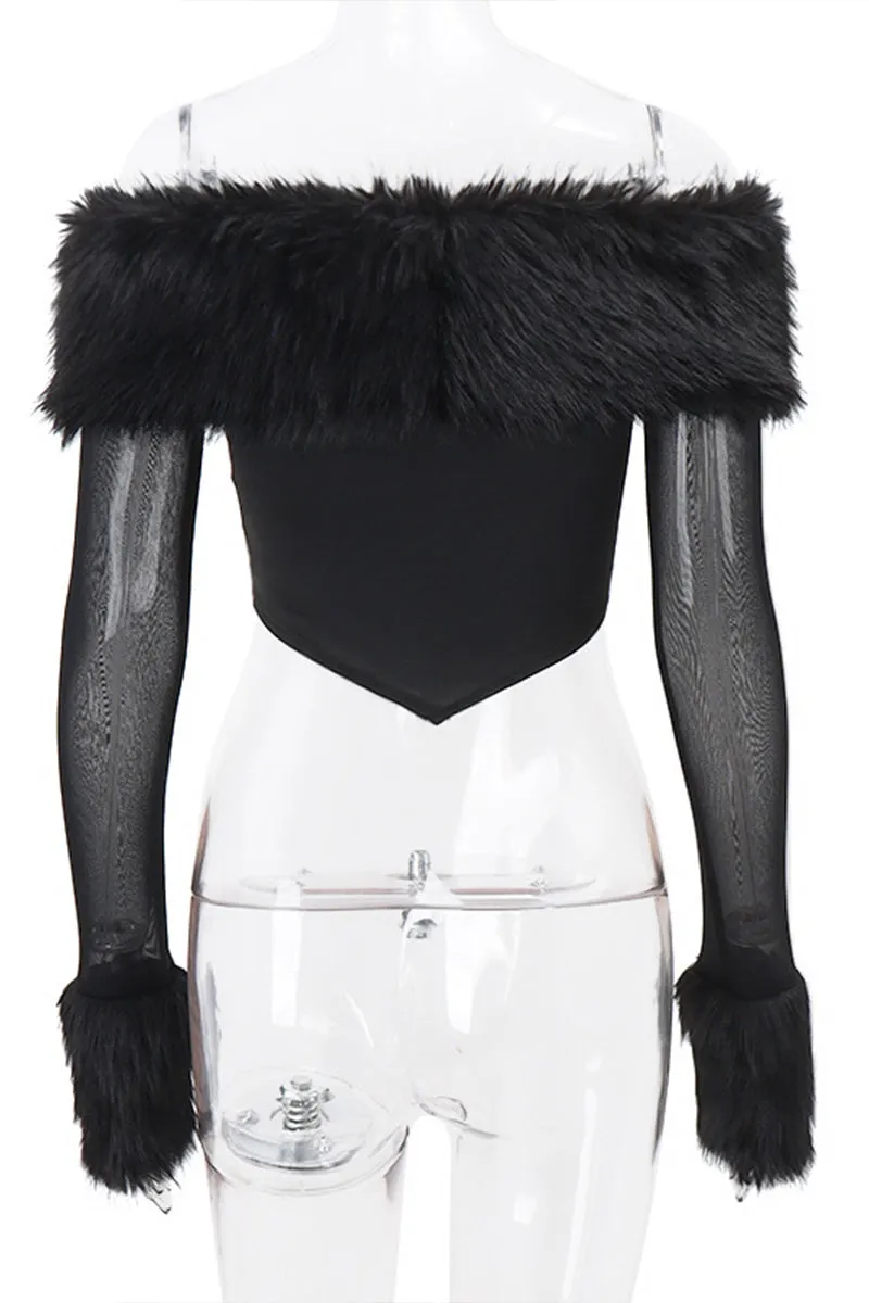 HTS1154 Midnight Glam Corset Top