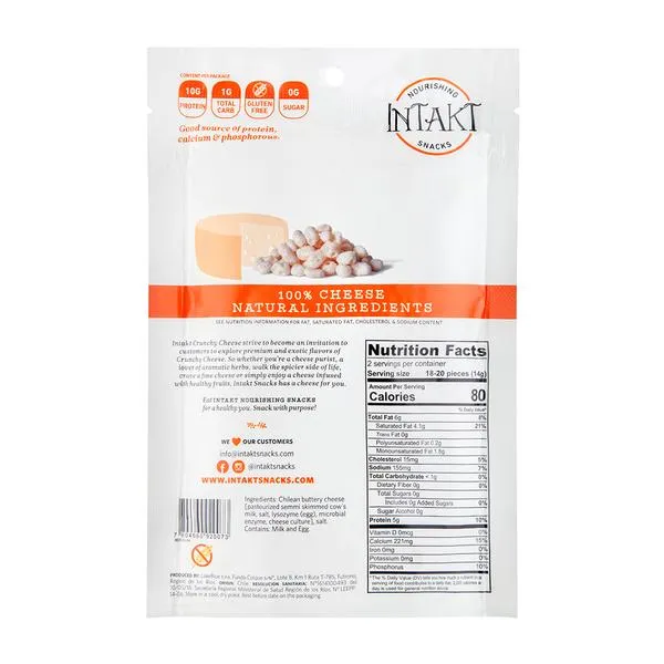 Intakt Snacks - Original Cheese