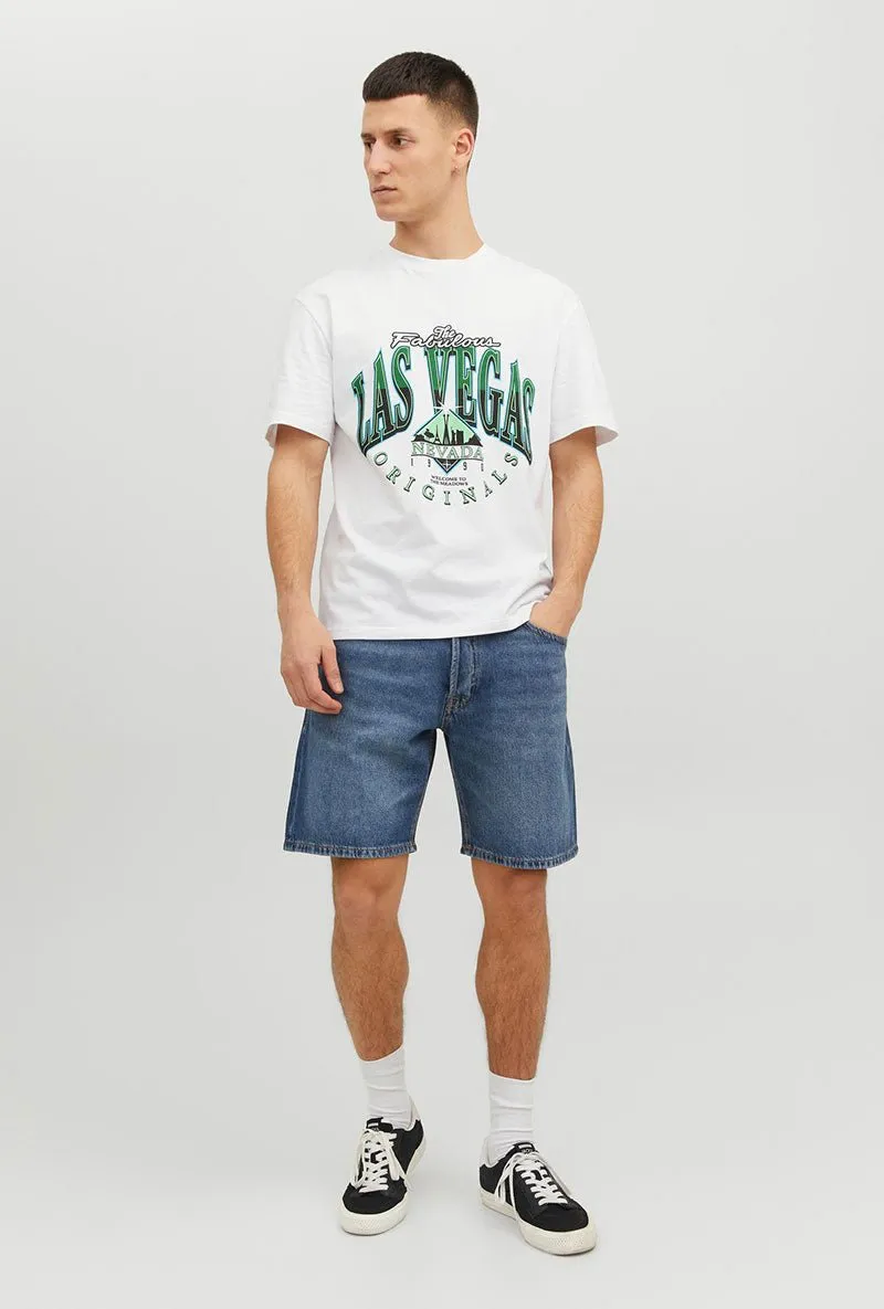 JACK AND JONES CHRIS MF123 DENIM SHORTS