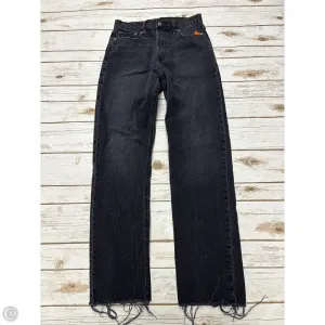 Jeans Straight By Gap In Black, Size: 6