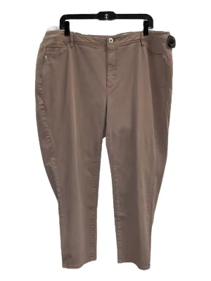 Jeans Straight By J. Jill In Brown, Size: 20