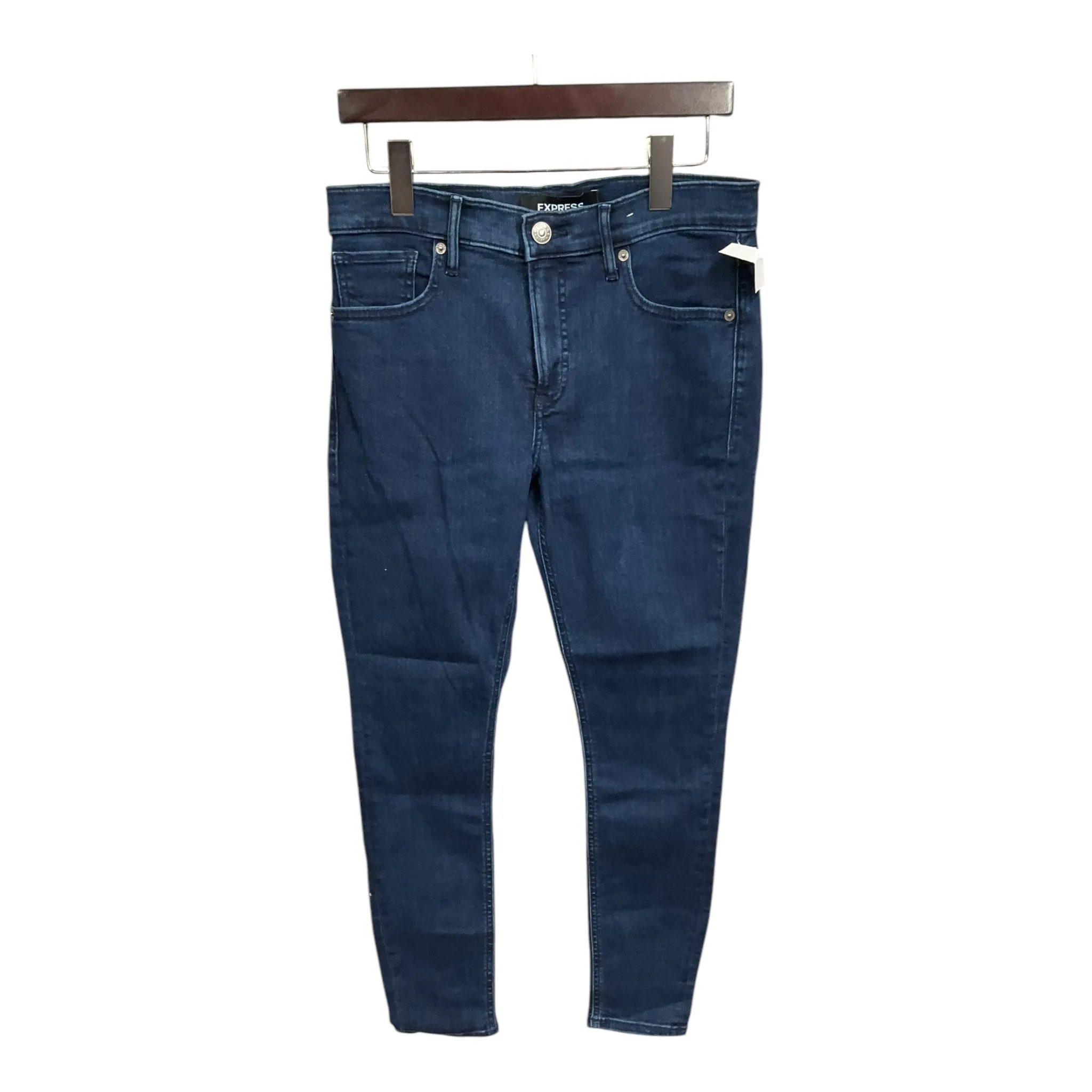 Jeans Straight By Talbots In Blue Denim, Size: 10