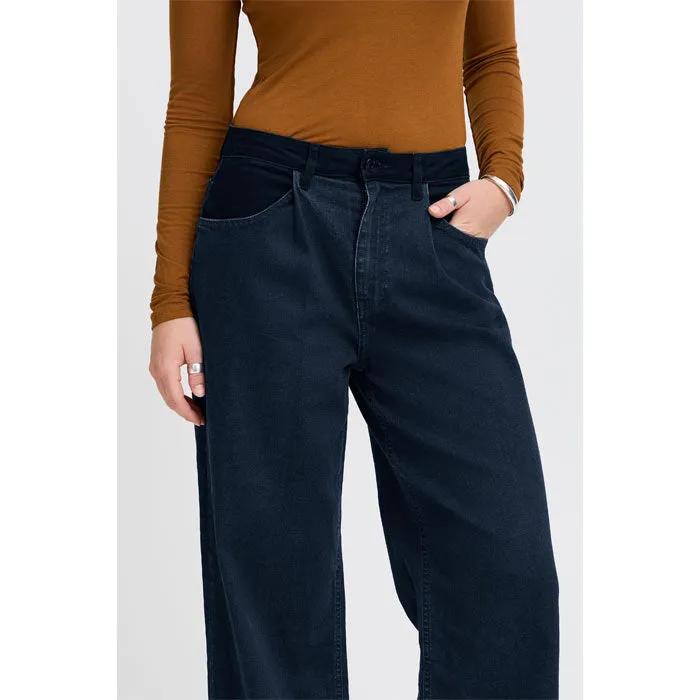 Jeanshose «Litzy» in dark blue von ICHI