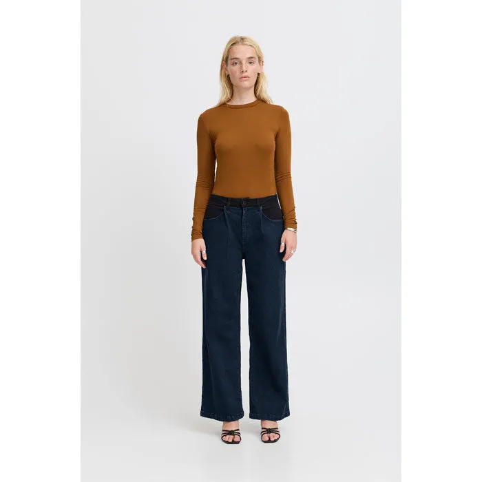 Jeanshose «Litzy» in dark blue von ICHI