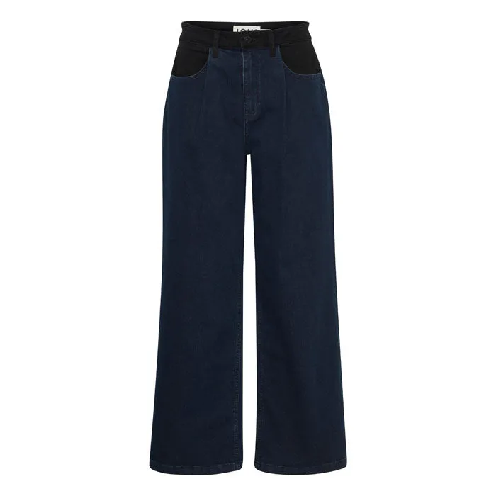Jeanshose «Litzy» in dark blue von ICHI