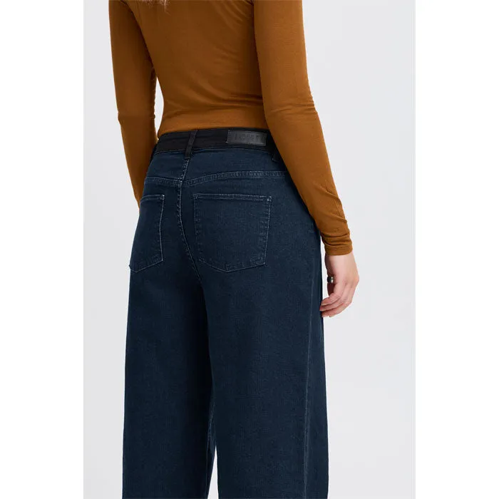 Jeanshose «Litzy» in dark blue von ICHI