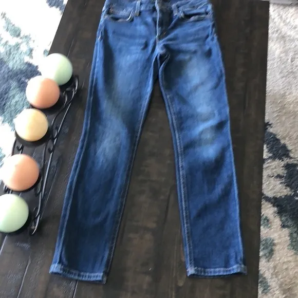 Joe’s Jeans “Aubree” Cropped Ankle Mid Rise Stretch Denim Skinny Size 26 Jeans