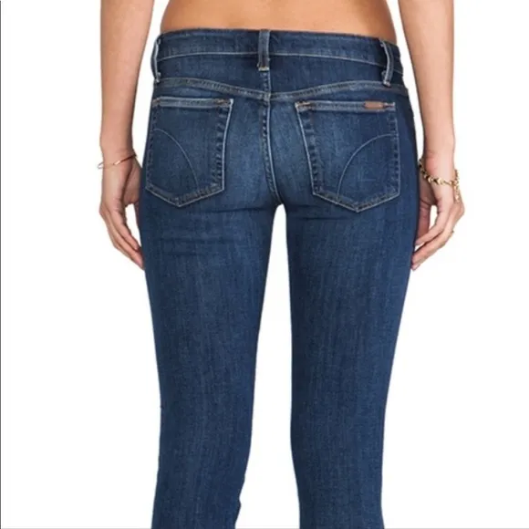 Joe’s Jeans “Aubree” Cropped Ankle Mid Rise Stretch Denim Skinny Size 26 Jeans