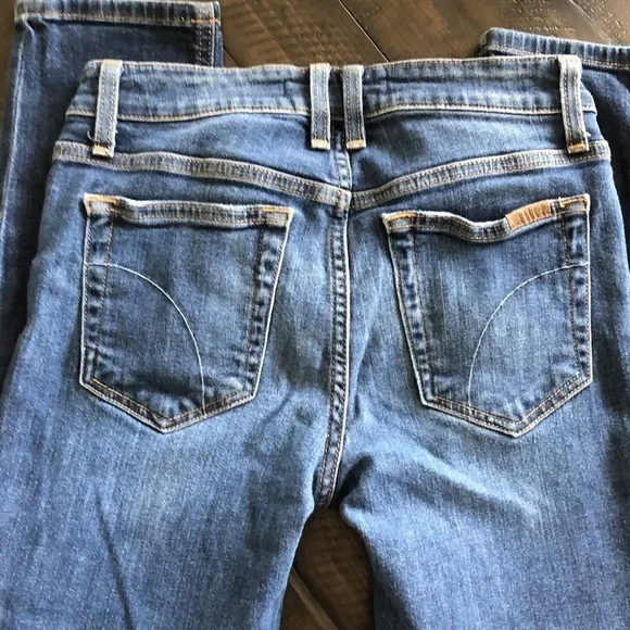 Joe’s Jeans “Aubree” Cropped Ankle Mid Rise Stretch Denim Skinny Size 26 Jeans