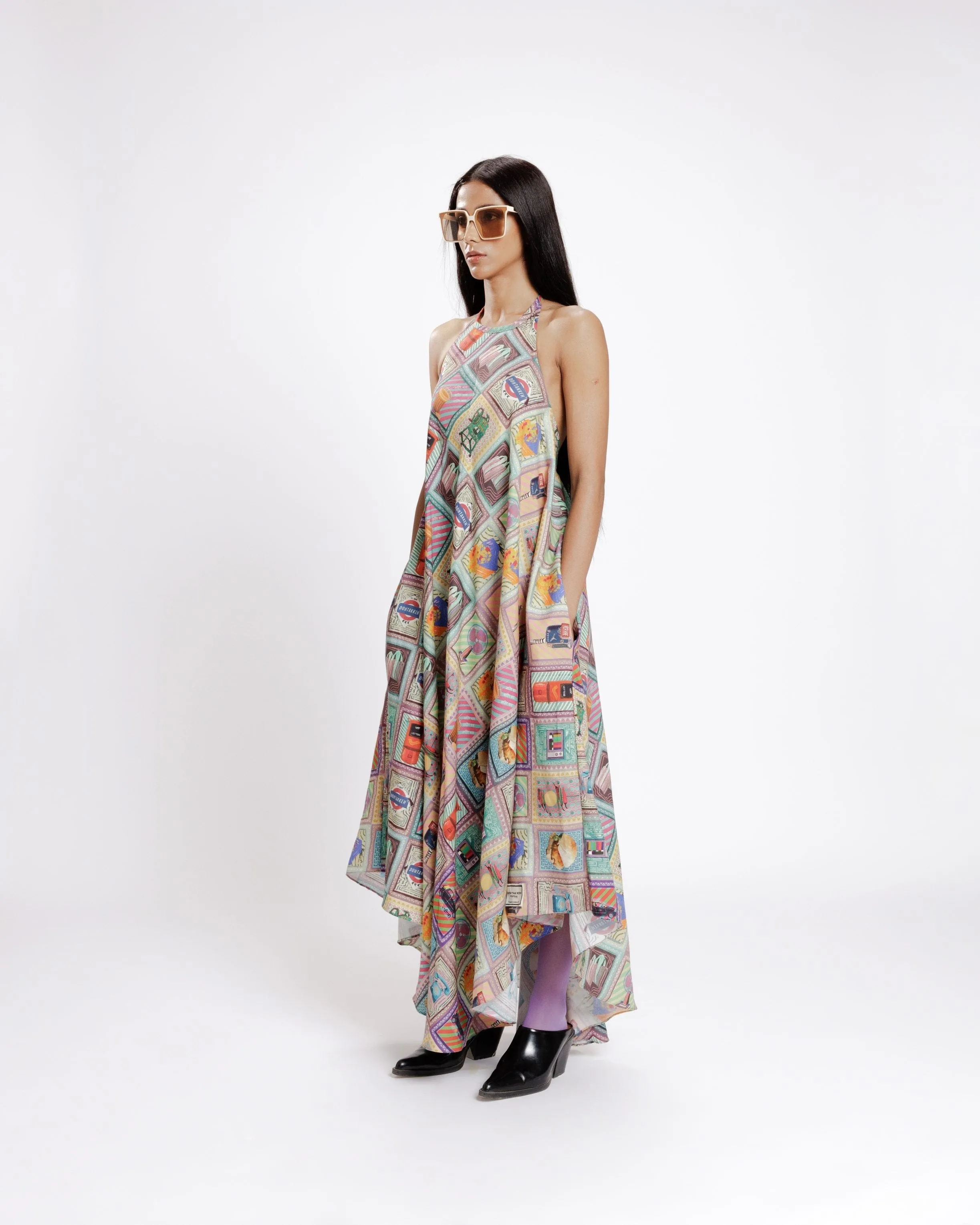 Kaali Peeli Tent Dress