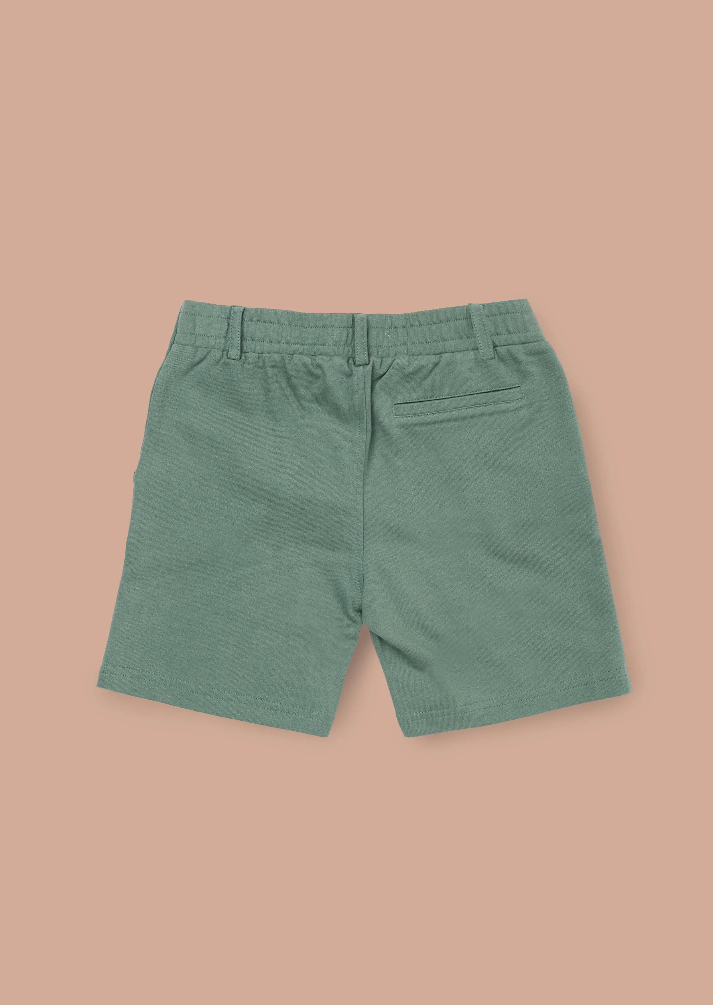 Kane Green Textured Smart Shorts