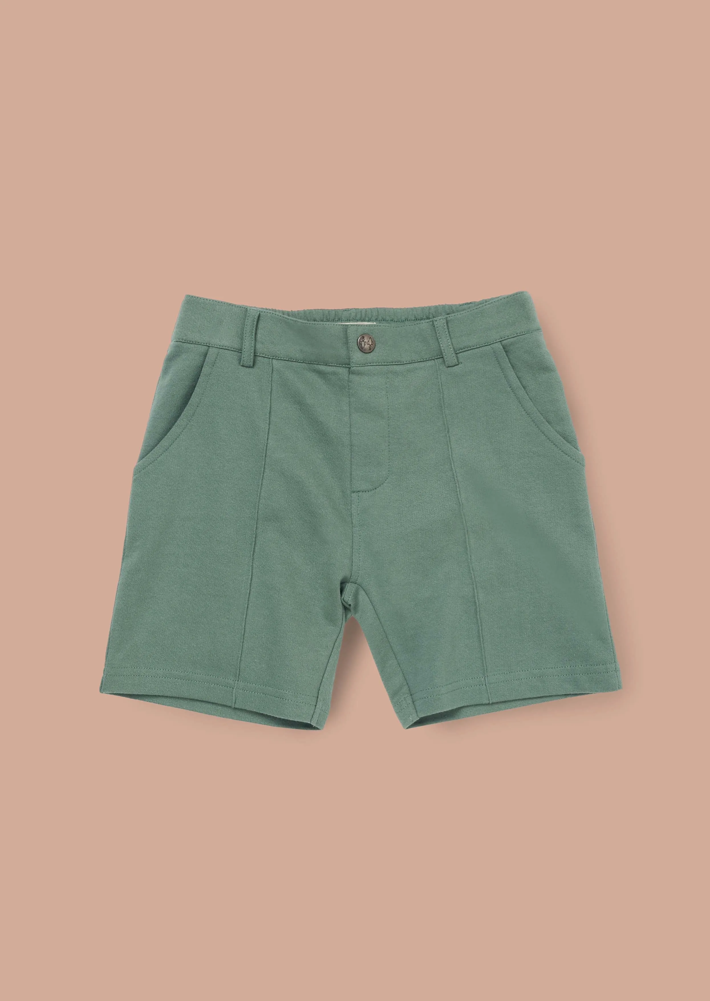 Kane Green Textured Smart Shorts
