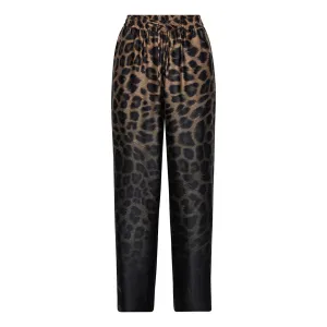 Karmamia Garcia pants gradient leo med strikk i livet og vide rette ben