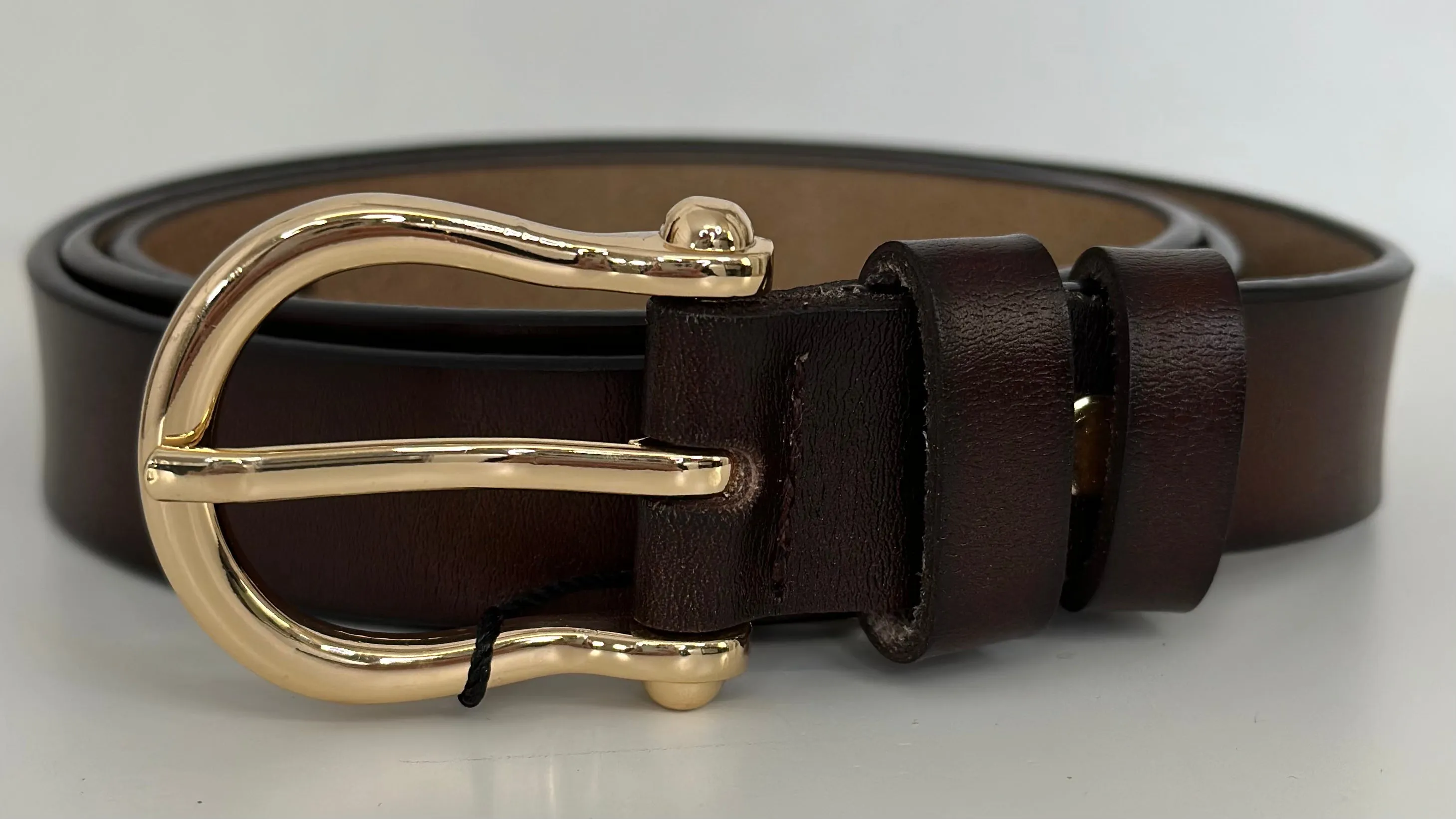 Keeva Brown Leather Jeans Belt