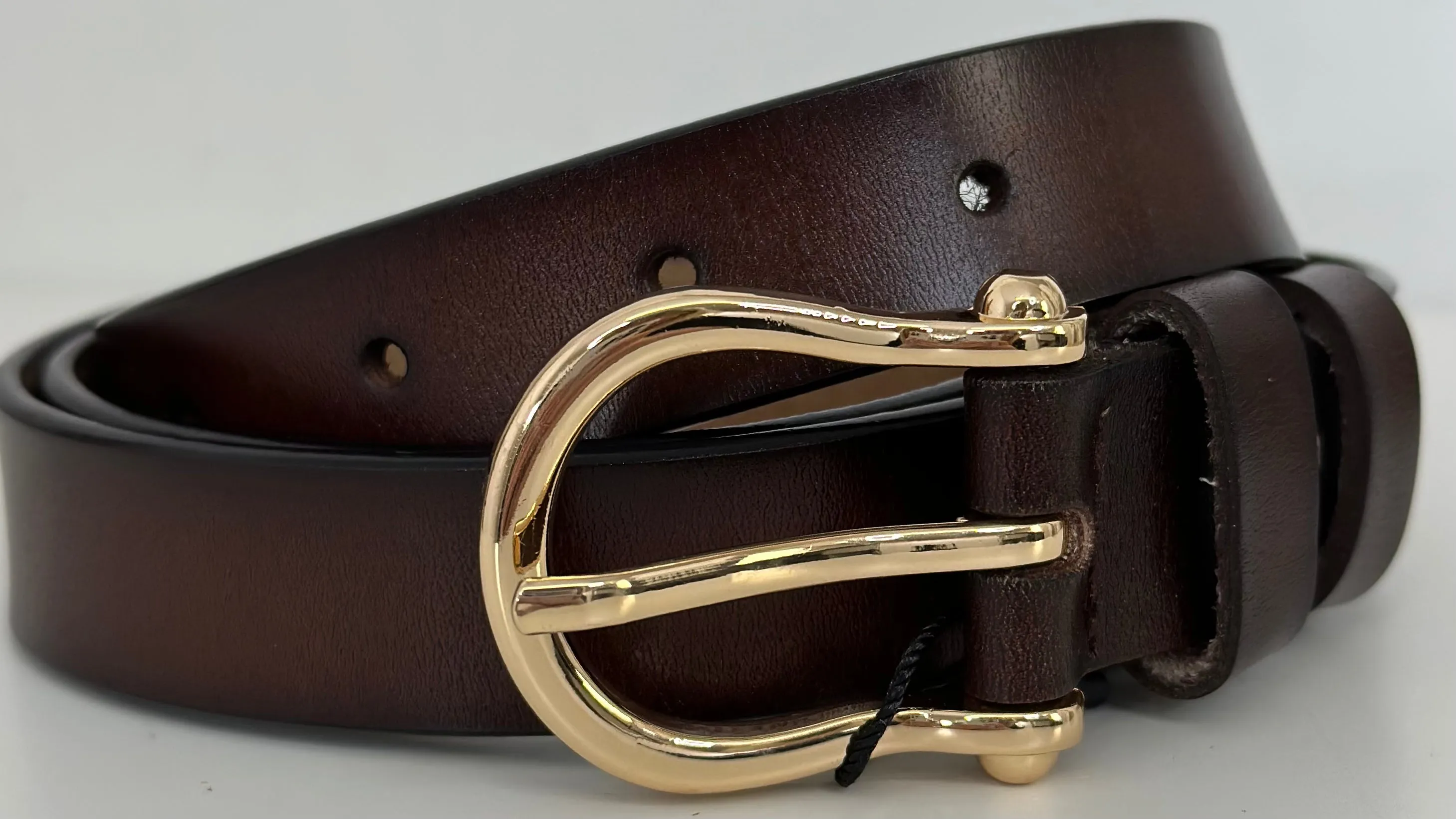 Keeva Brown Leather Jeans Belt