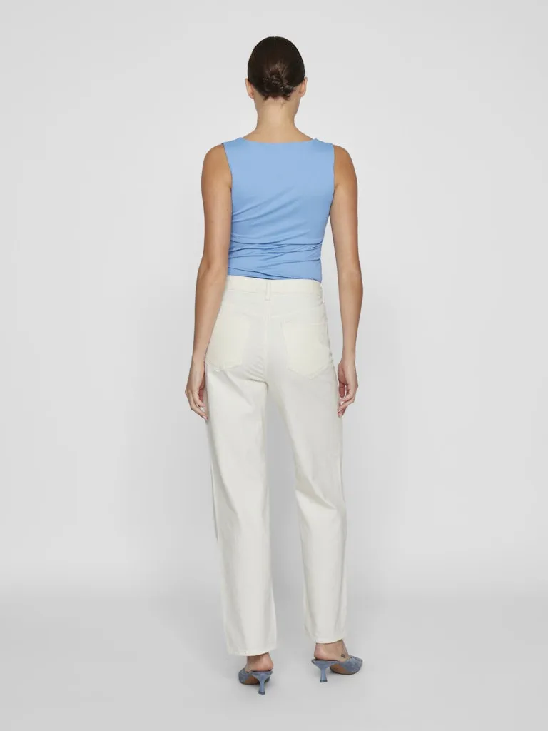 Kelly High Waist Straight Jean | Cloud Dancer