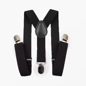 Kids Black Suspenders (1 - 12 Years)