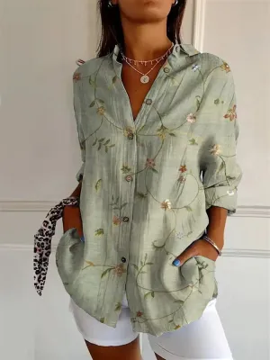 Kim | Print Blouse