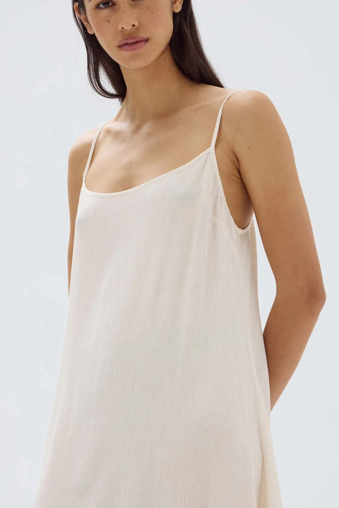 Lani Crinkle Maxi Dress Stone