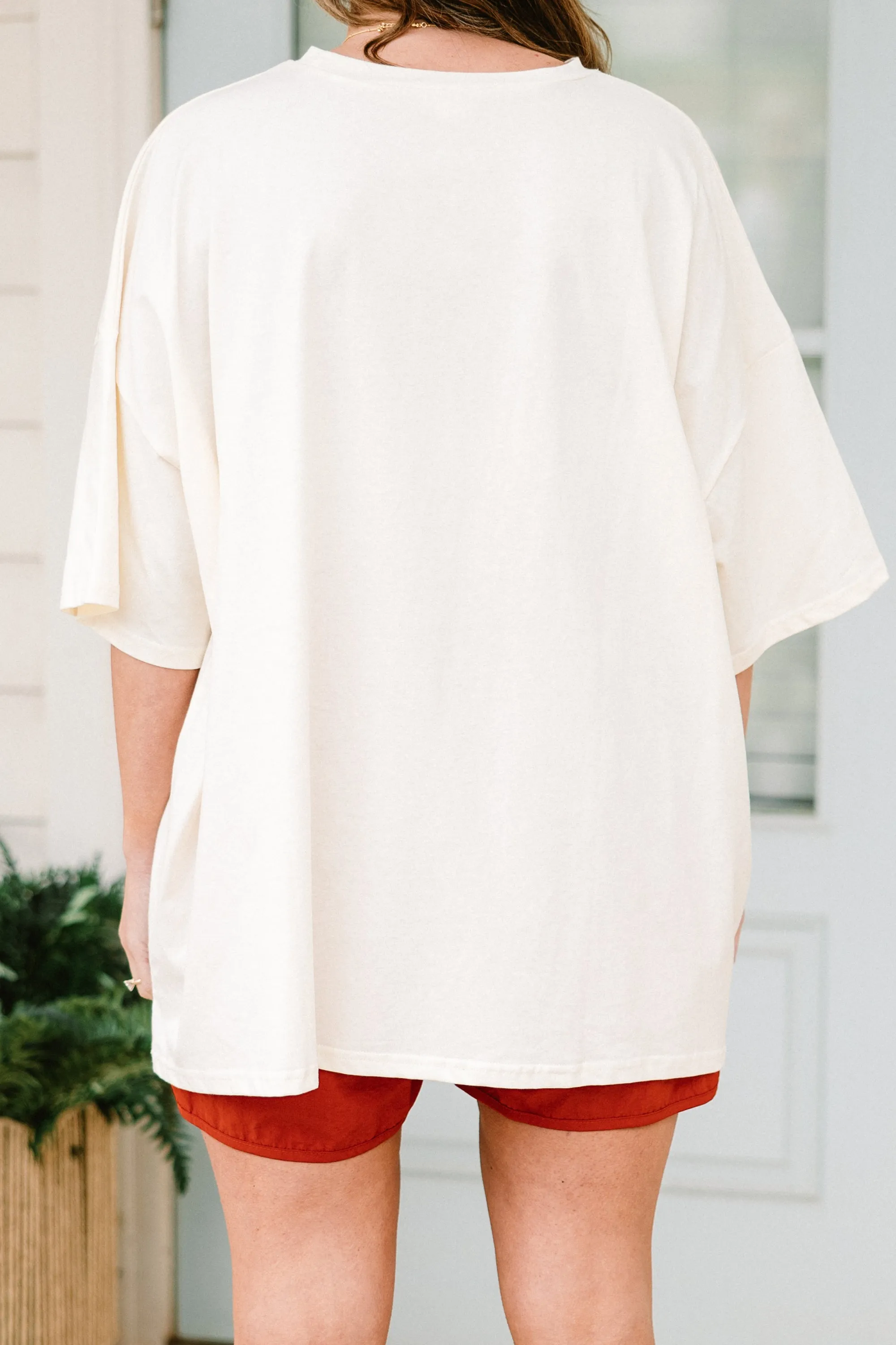 Let Freedom Ring Boyfriend Tee, Ivory