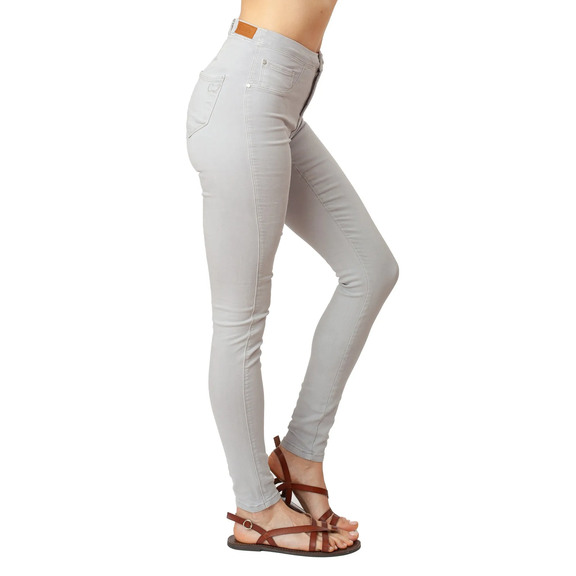 Light Grey Jeans Basic Signature Style