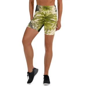 Lime Cream Yoga Shorts