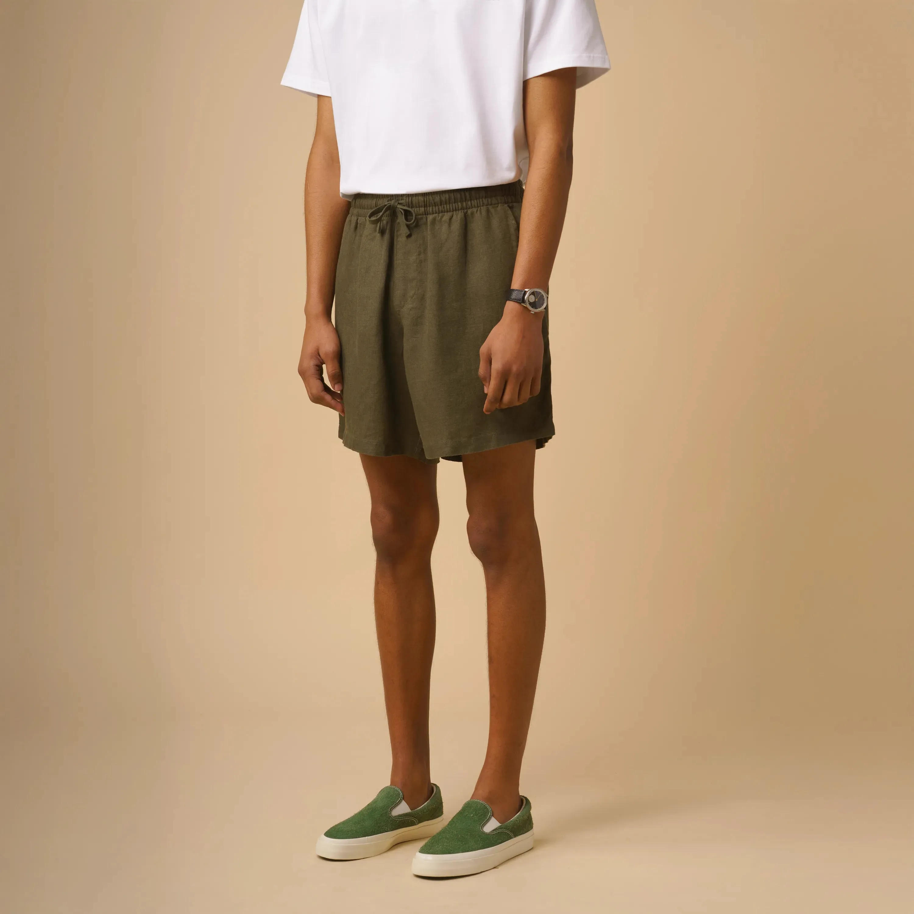 LINEN SHORTS