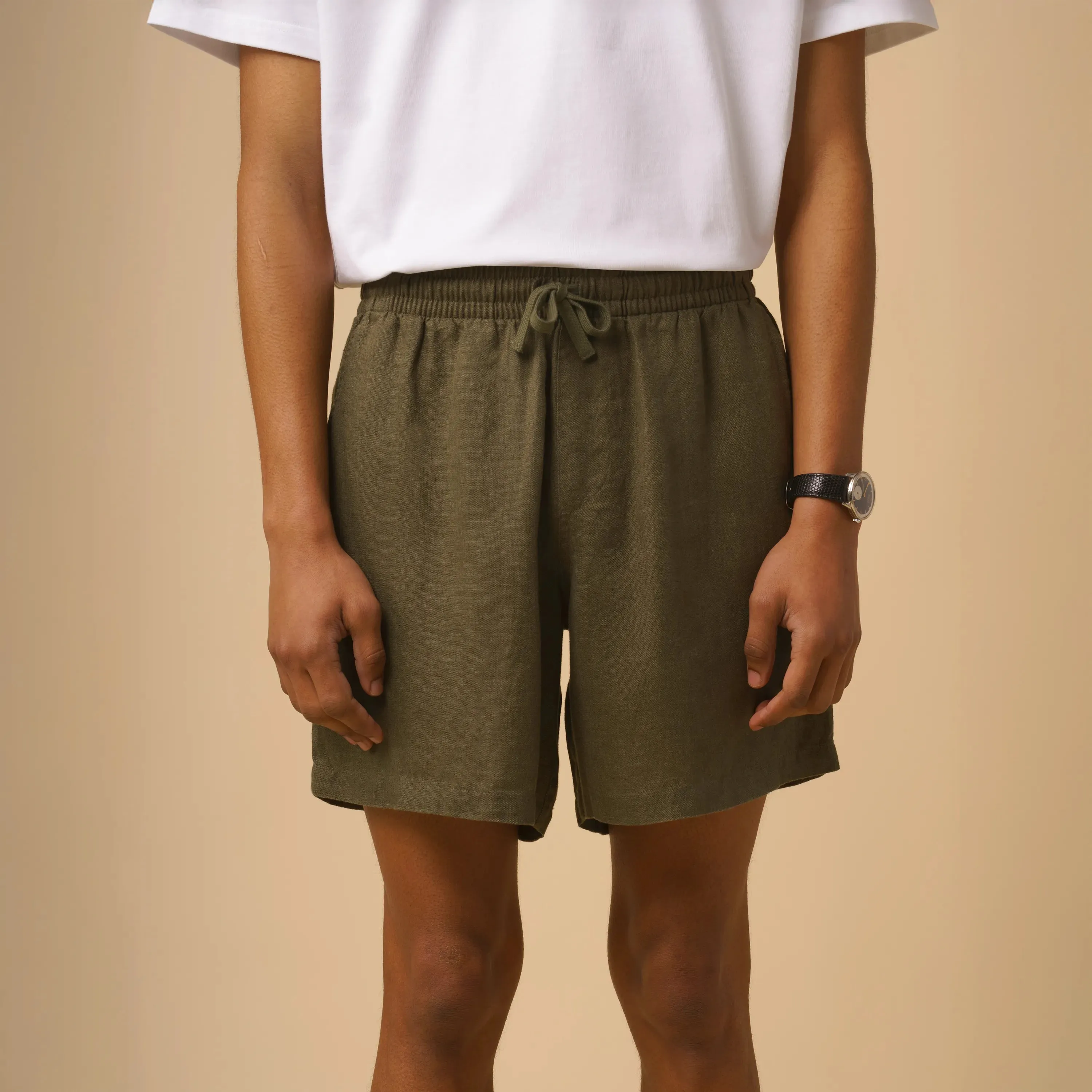 LINEN SHORTS