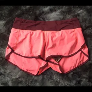 Lulu lemon athletica hot pink shorts
