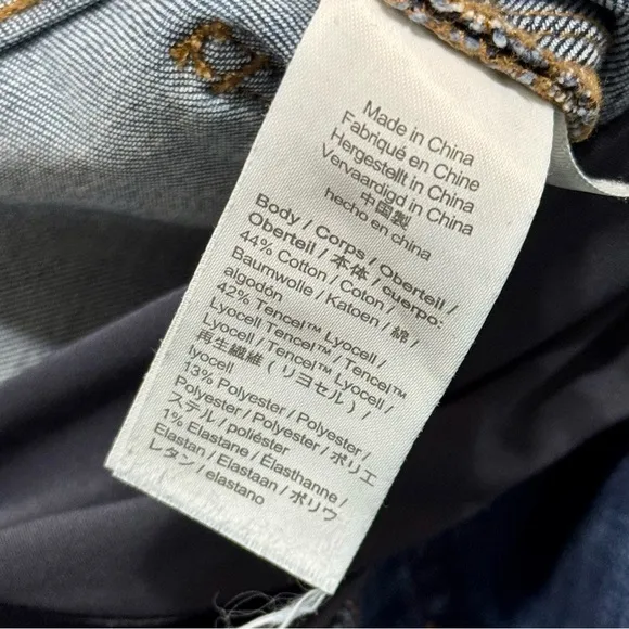 Madewell Maternity Over The Belly Skinny Jeans Size 28