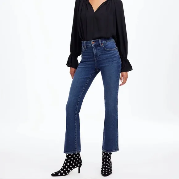 Madewell Petite Kick Out Crop Jeans size 27p 27 petite