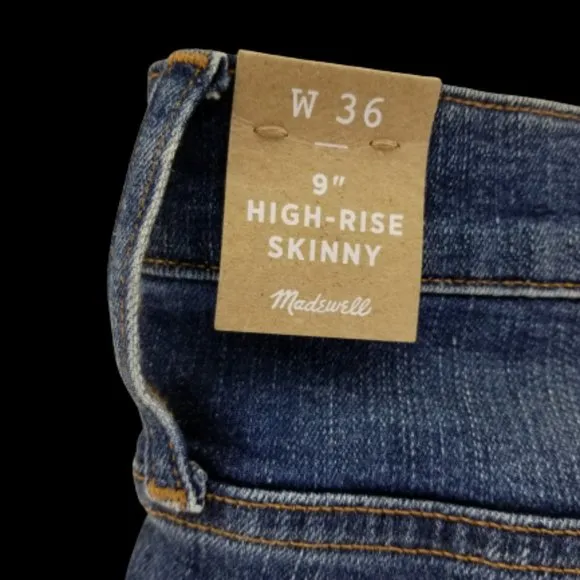 Madewell Woman's Size 36 x 29 9” High Rise Skinny