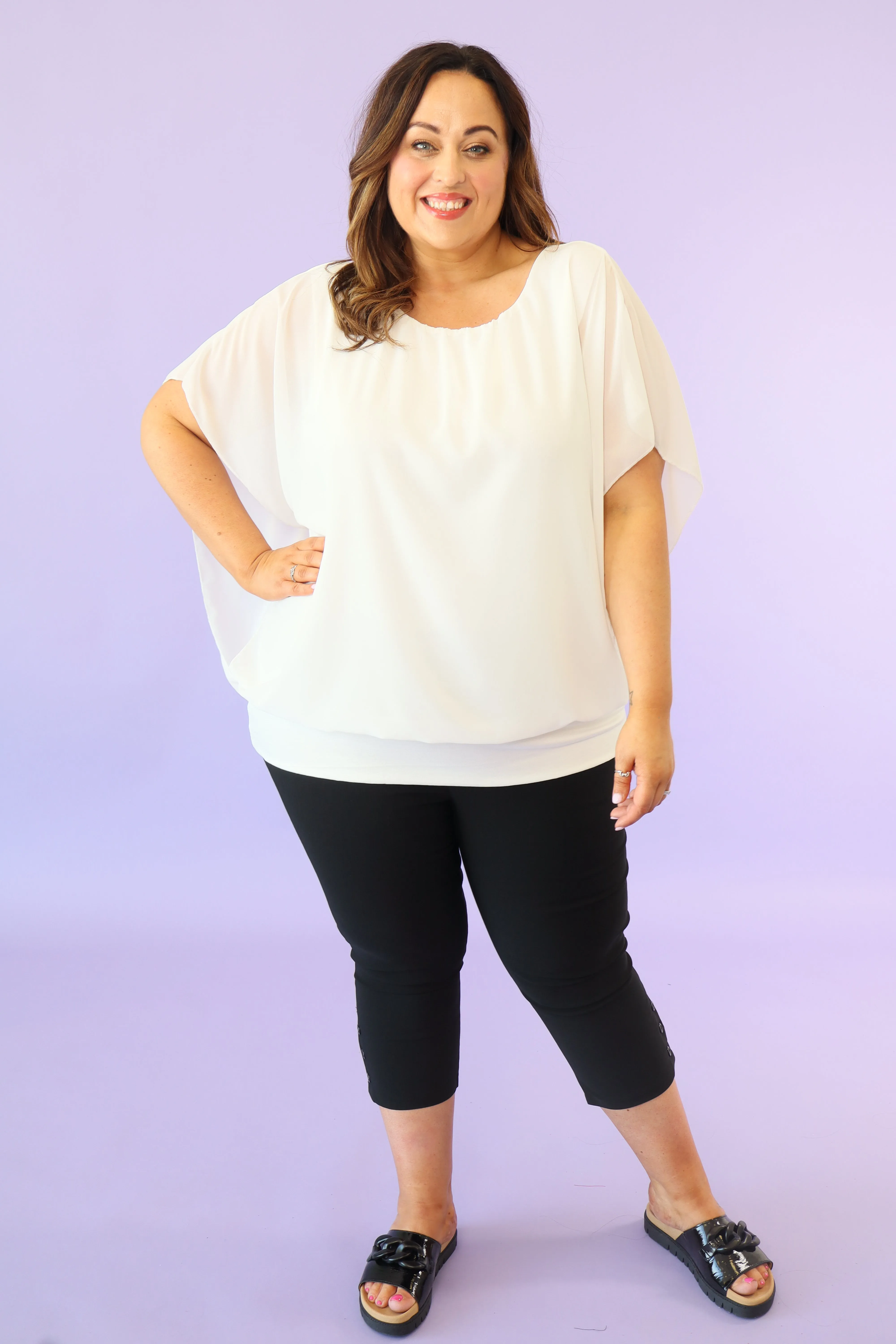 Magic Blouse in White - Size 2
