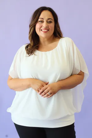 Magic Blouse in White - Size 2