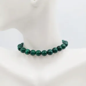 Malachite Bead Bracelet 8mm