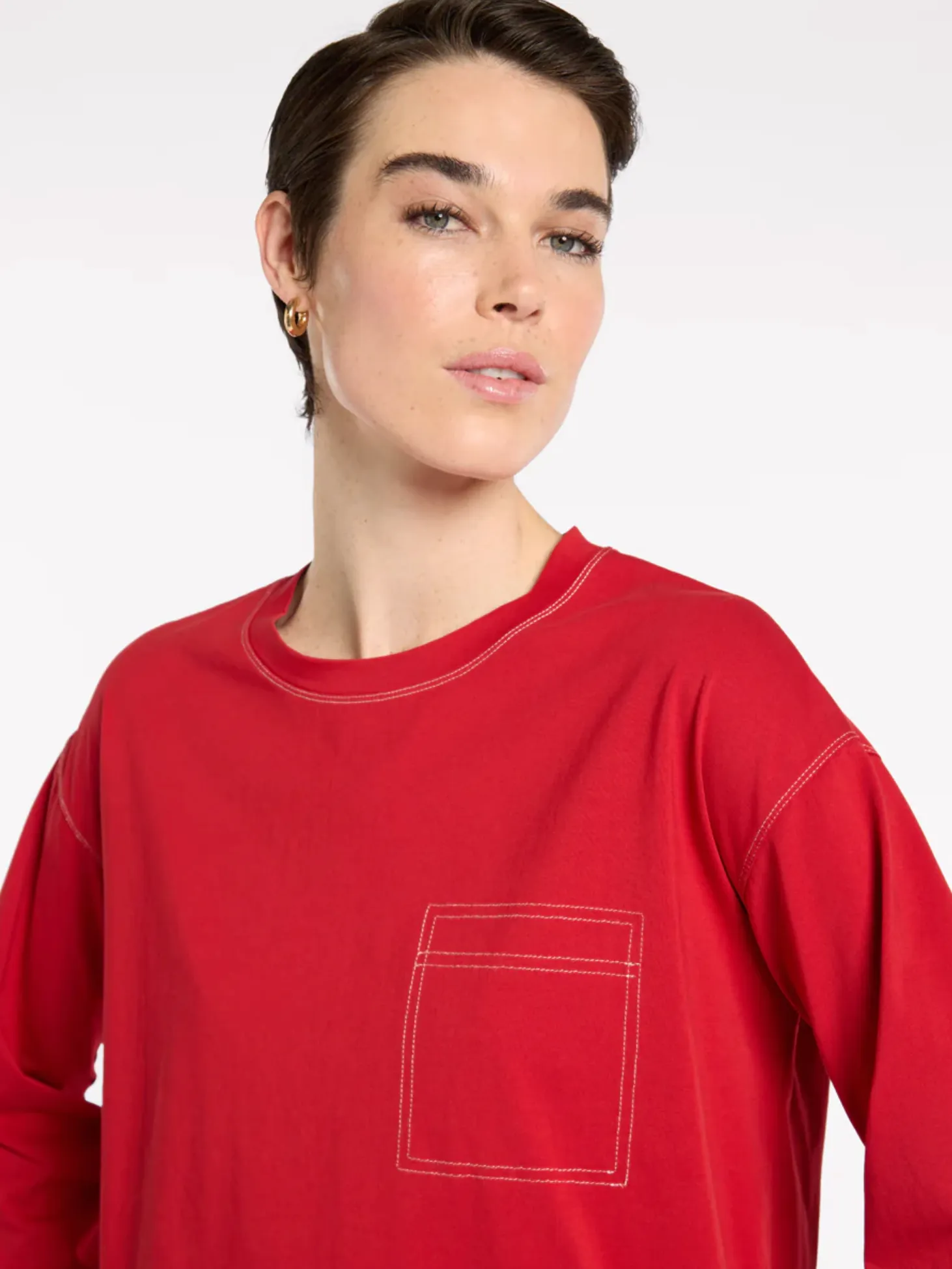 Marco Polo Topstiched Tee