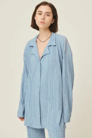 Maria Oversized Plisse Shirt