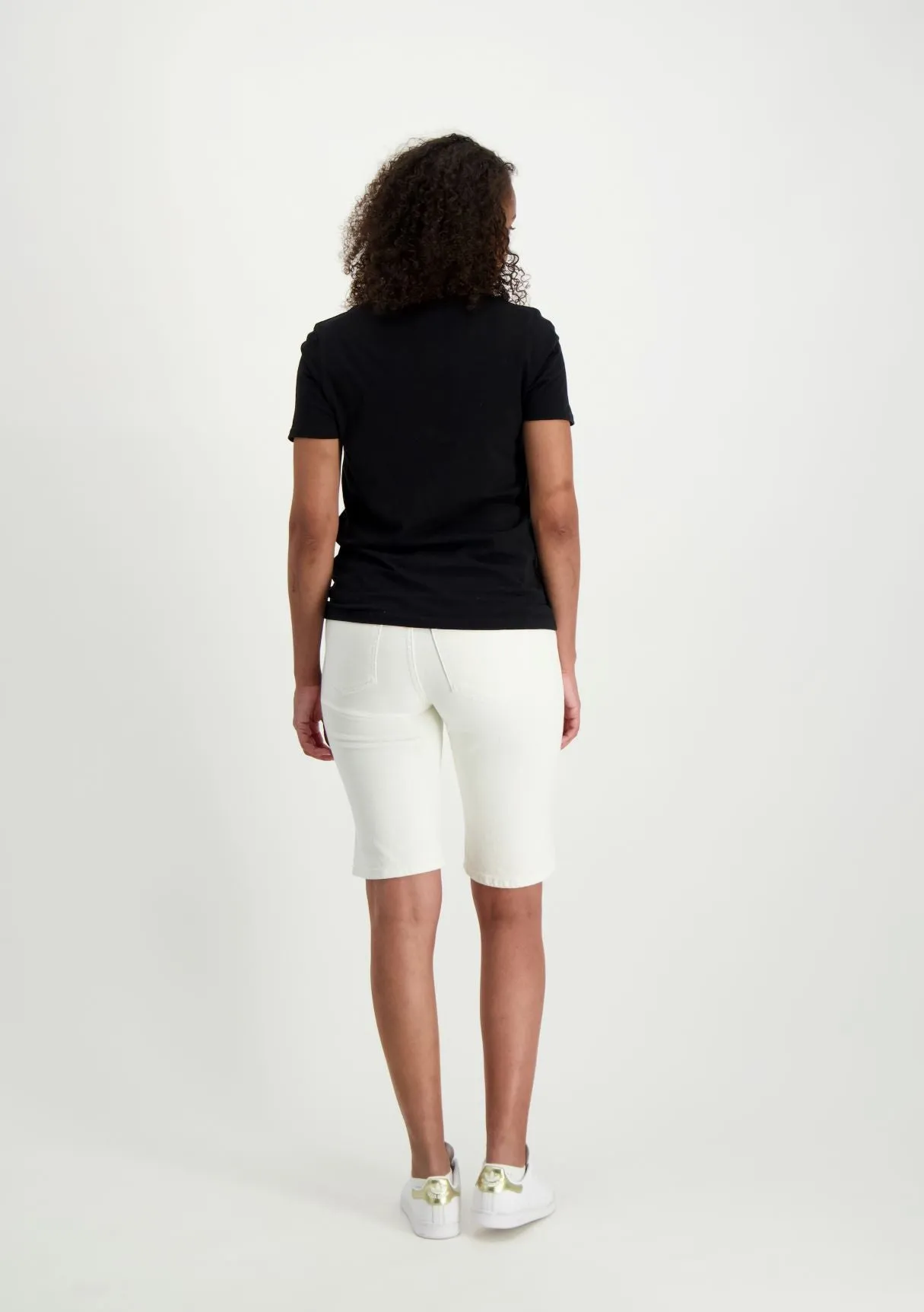 Mary Denim Shorts Off-White