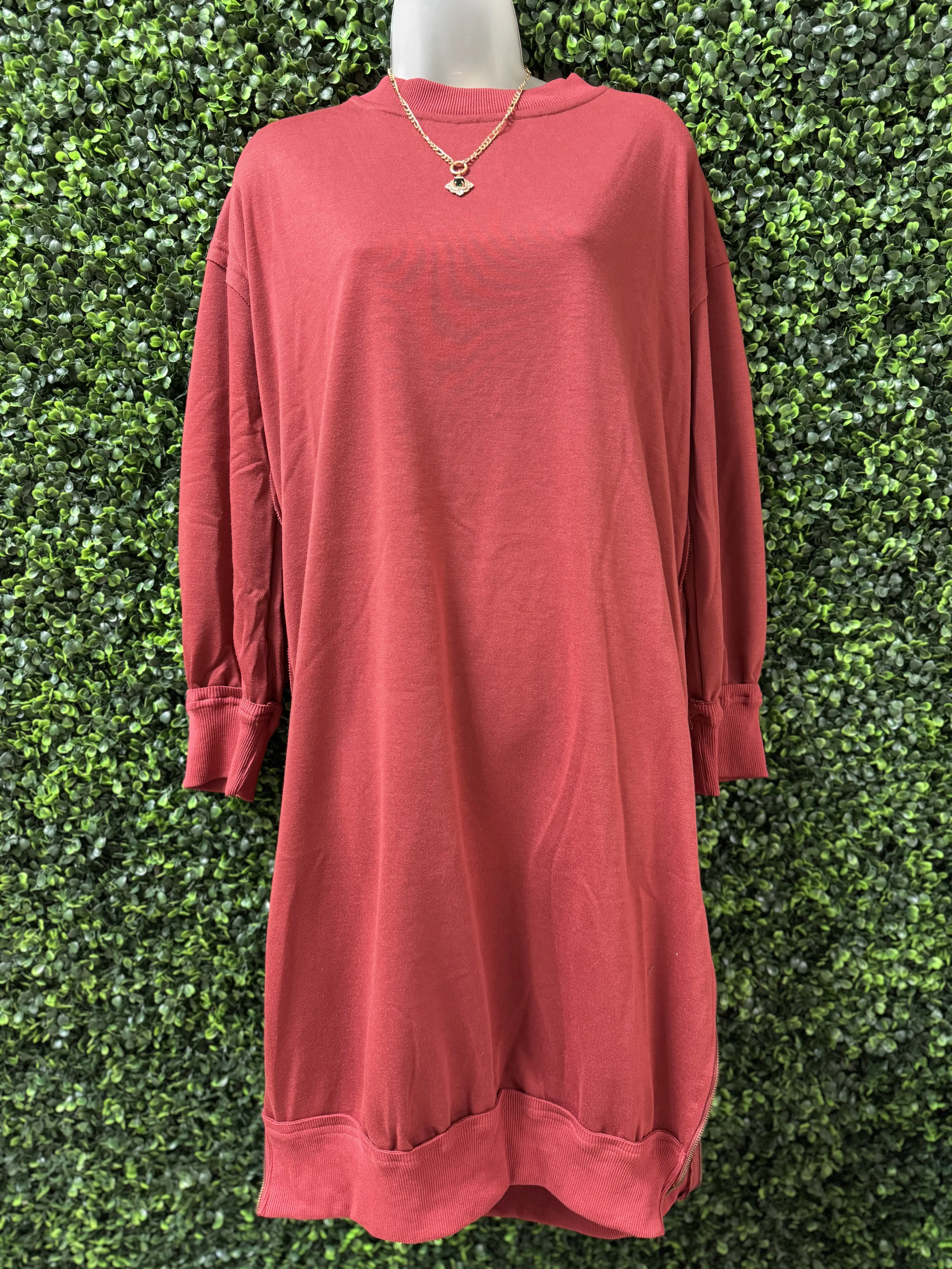 Mauve Sweater Dress