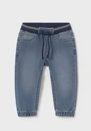 Mayoral Baby Boy Denim Joggers: Sizes 6M to 4 Years