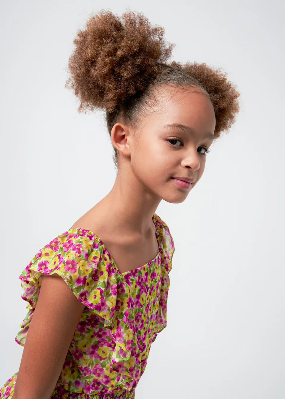 Mayoral Older Girls Flower Dress 6947