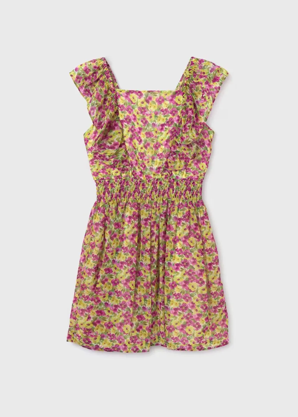 Mayoral Older Girls Flower Dress 6947