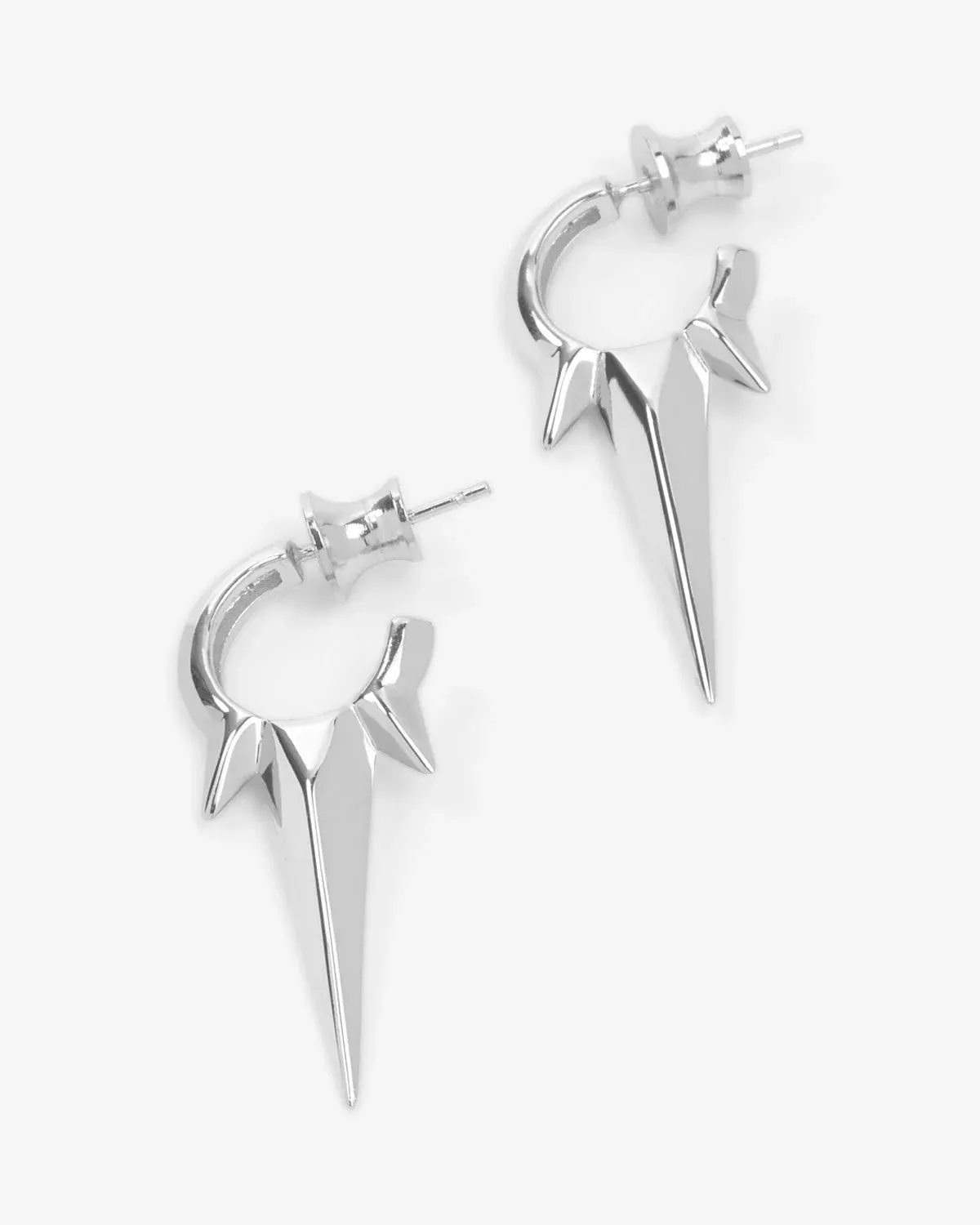 Melinda Maria Gabriella Smooth Triple Spike Earrings